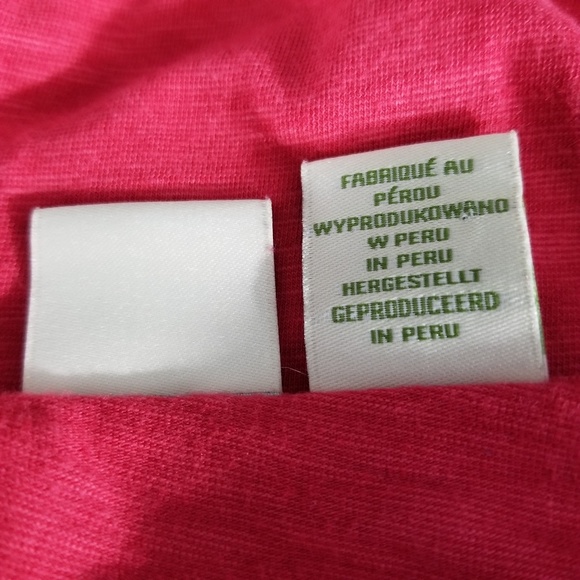 LUCY & LAUREL | pink 3/4 sleeve with knot hem - Picture 5 of 5